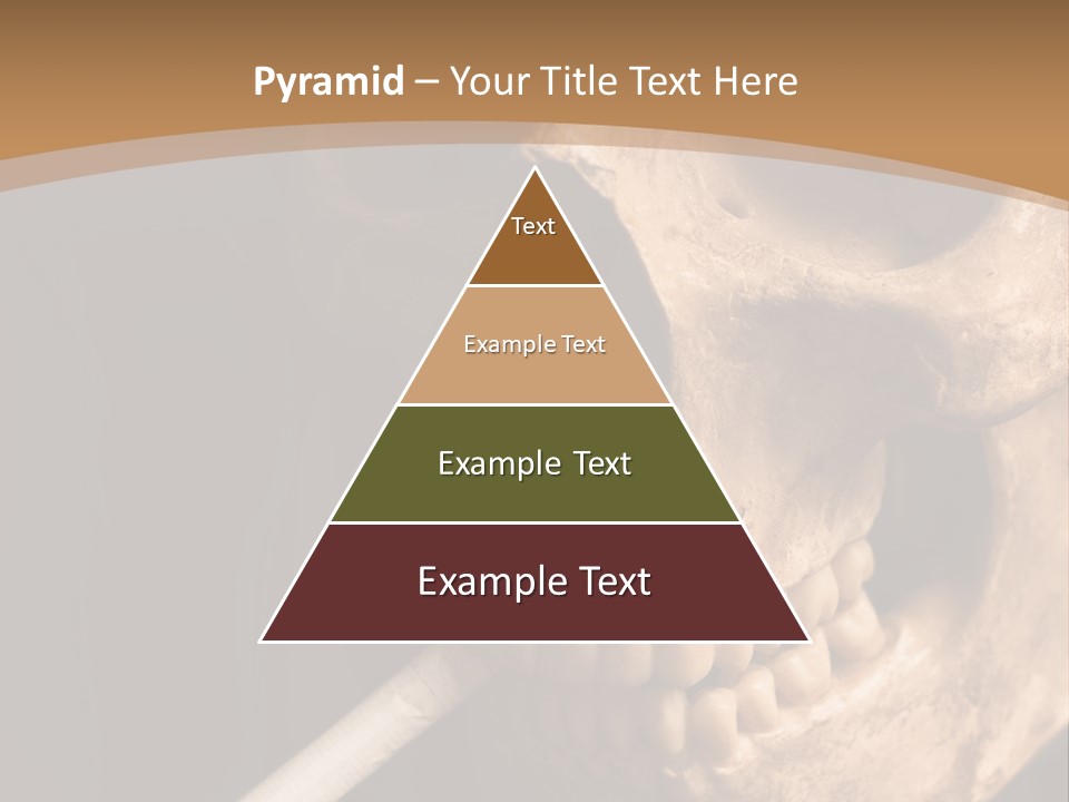 Addiction Photo Skeleton PowerPoint Template