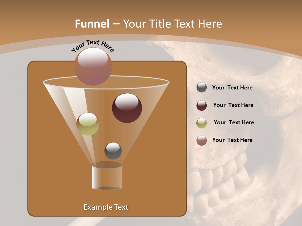 Addiction Photo Skeleton PowerPoint Template