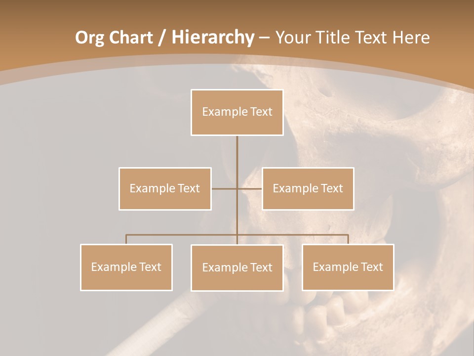 Addiction Photo Skeleton PowerPoint Template