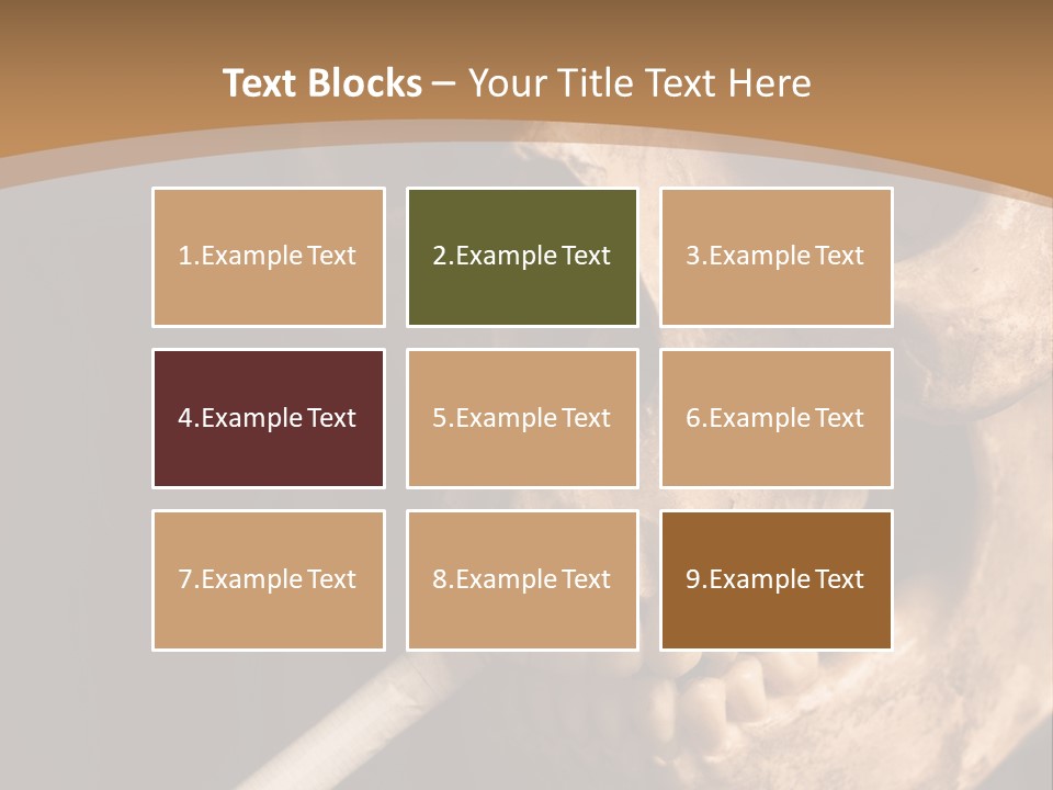 Addiction Photo Skeleton PowerPoint Template