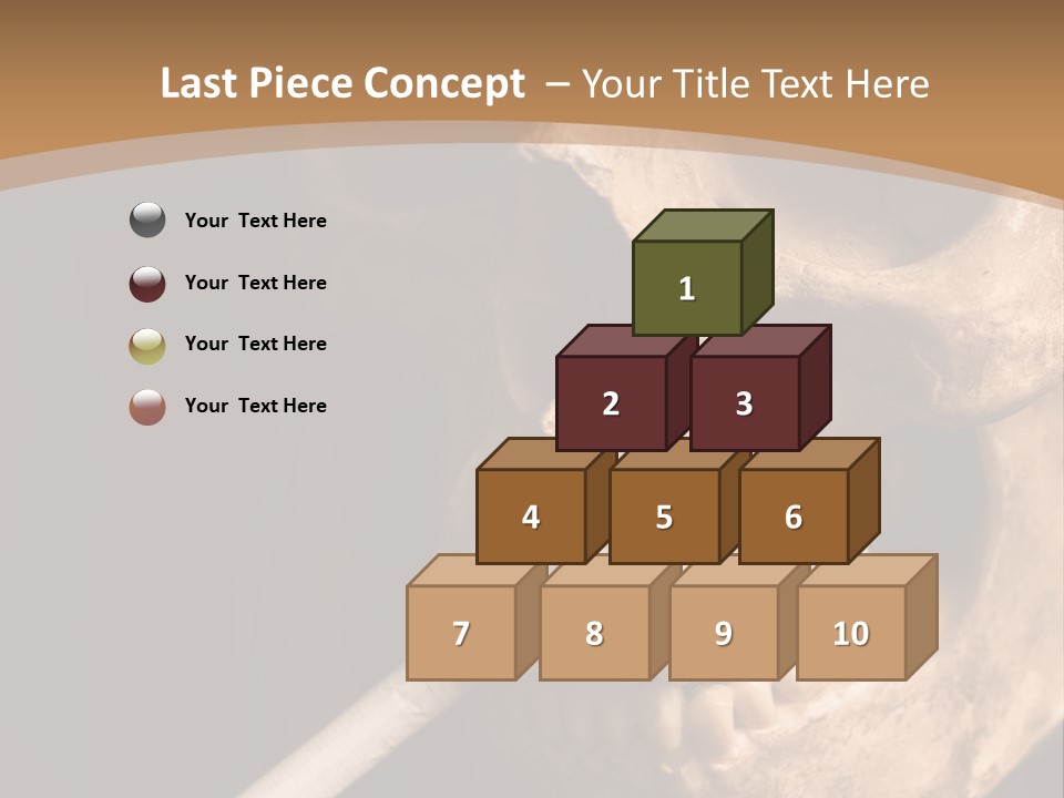 Addiction Photo Skeleton PowerPoint Template