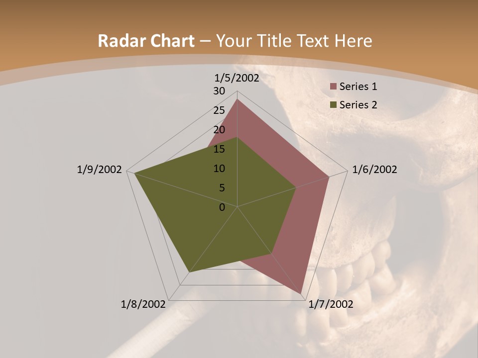 Addiction Photo Skeleton PowerPoint Template