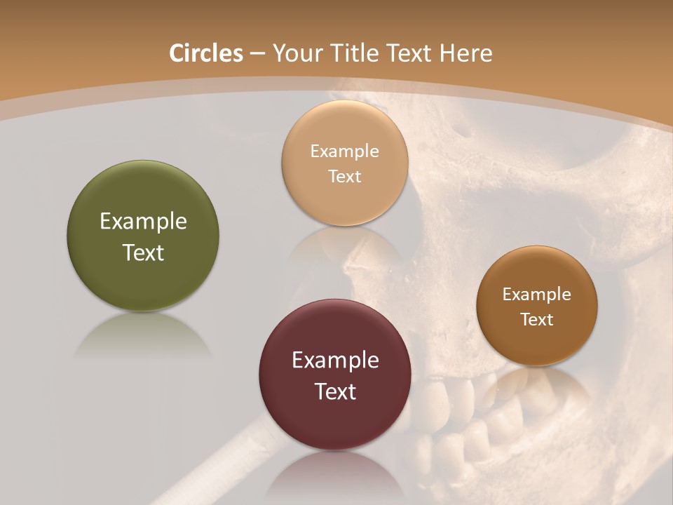 Addiction Photo Skeleton PowerPoint Template