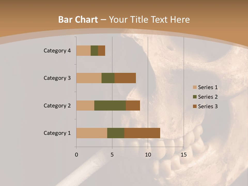 Addiction Photo Skeleton PowerPoint Template