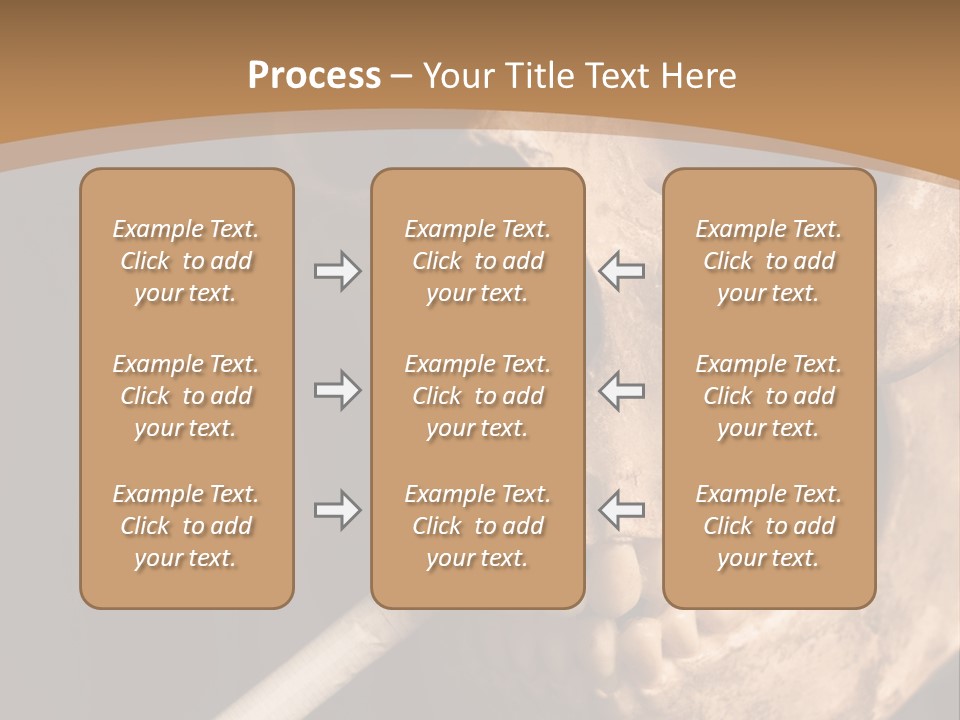 Addiction Photo Skeleton PowerPoint Template