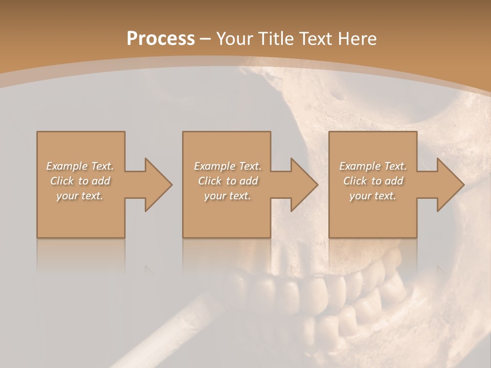 Addiction Photo Skeleton PowerPoint Template