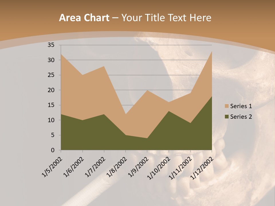 Addiction Photo Skeleton PowerPoint Template