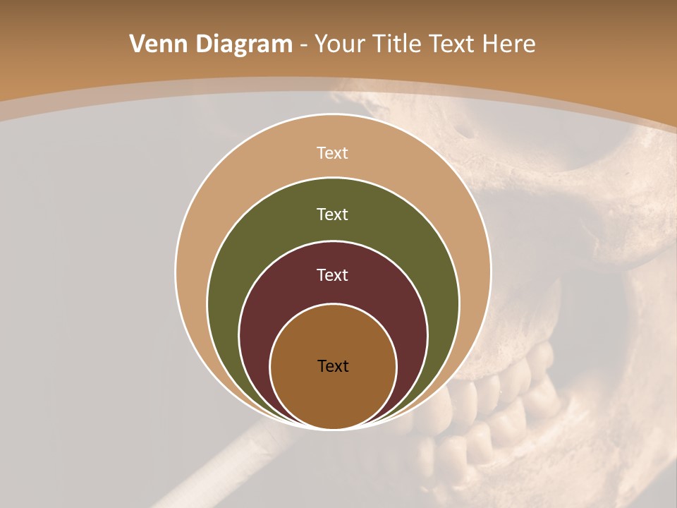 Addiction Photo Skeleton PowerPoint Template