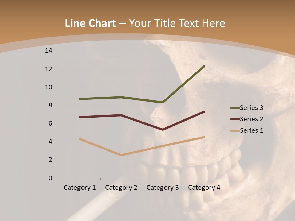 Addiction Photo Skeleton PowerPoint Template
