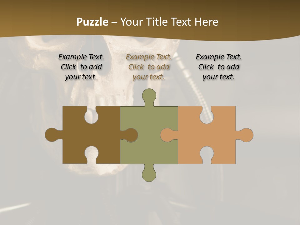 Man Machinery Closeup PowerPoint Template