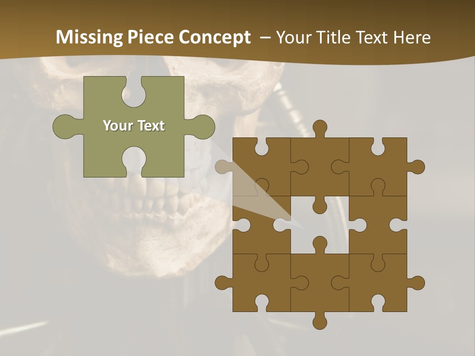 Man Machinery Closeup PowerPoint Template