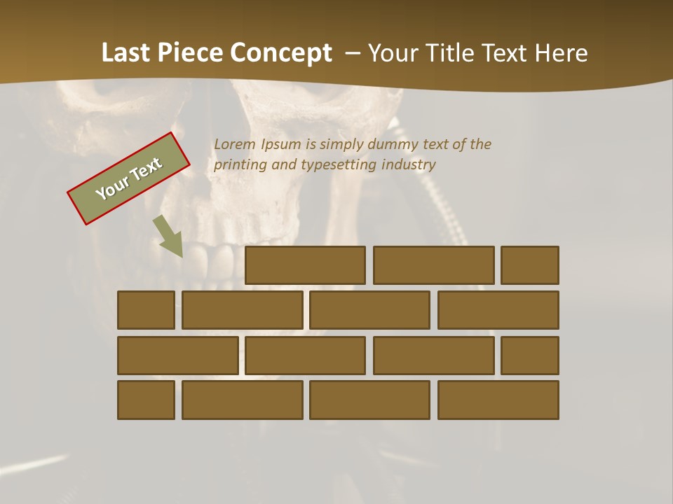 Man Machinery Closeup PowerPoint Template