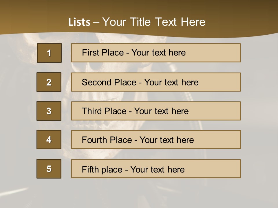 Man Machinery Closeup PowerPoint Template