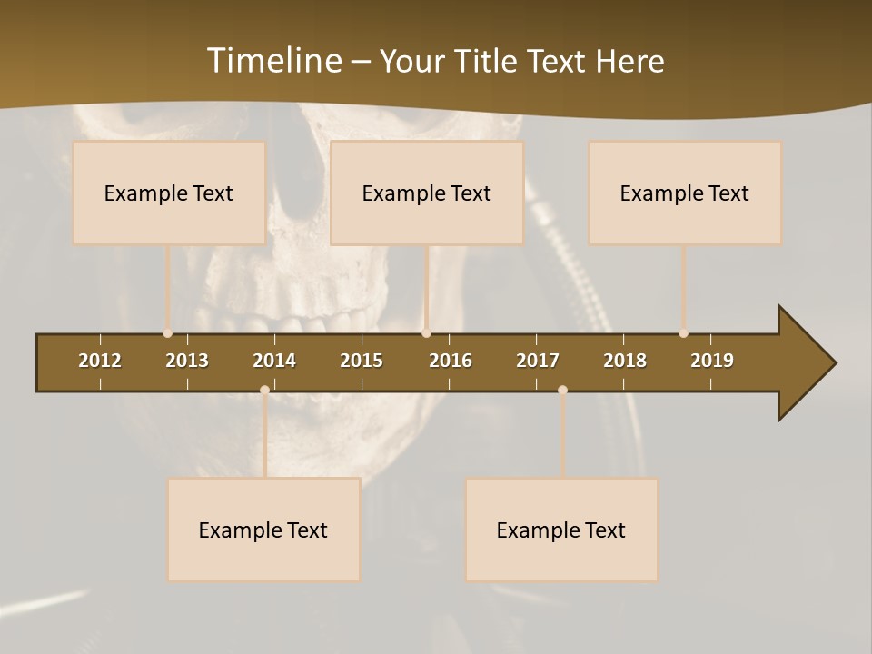 Man Machinery Closeup PowerPoint Template