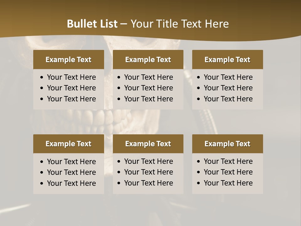 Man Machinery Closeup PowerPoint Template