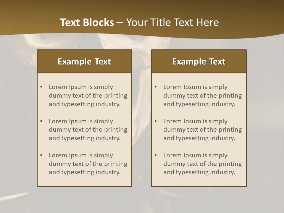 Man Machinery Closeup PowerPoint Template