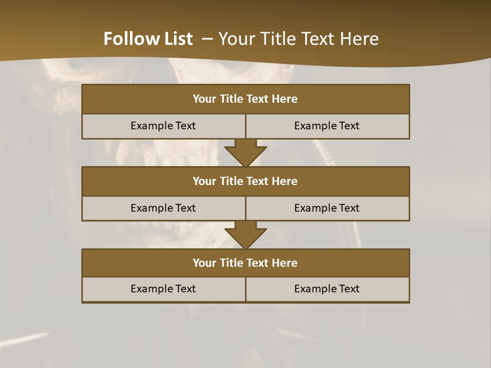 Man Machinery Closeup PowerPoint Template