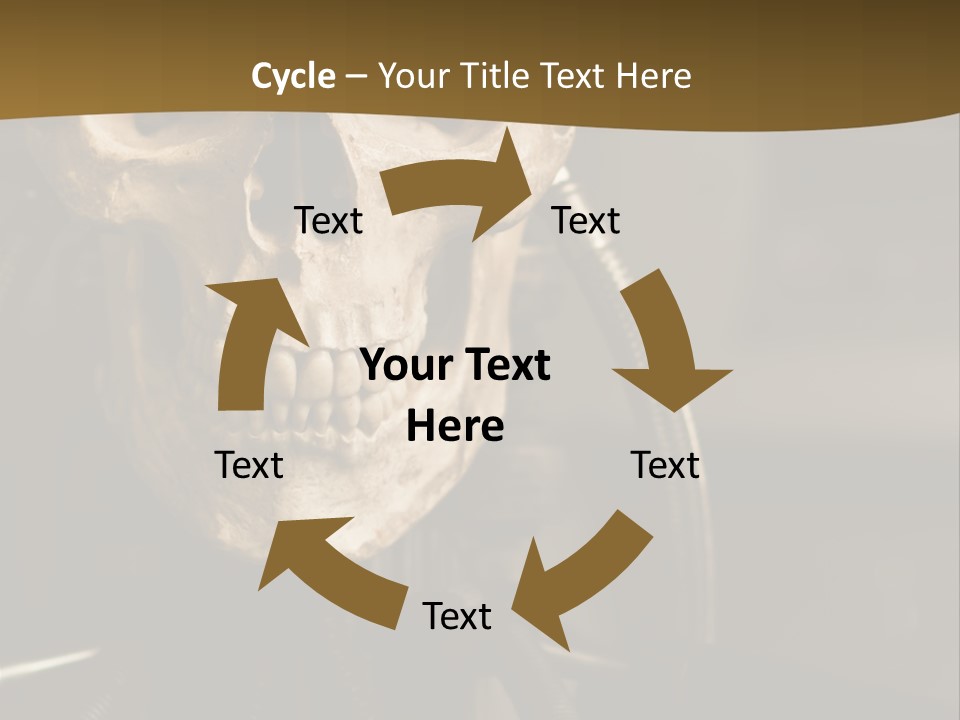 Man Machinery Closeup PowerPoint Template