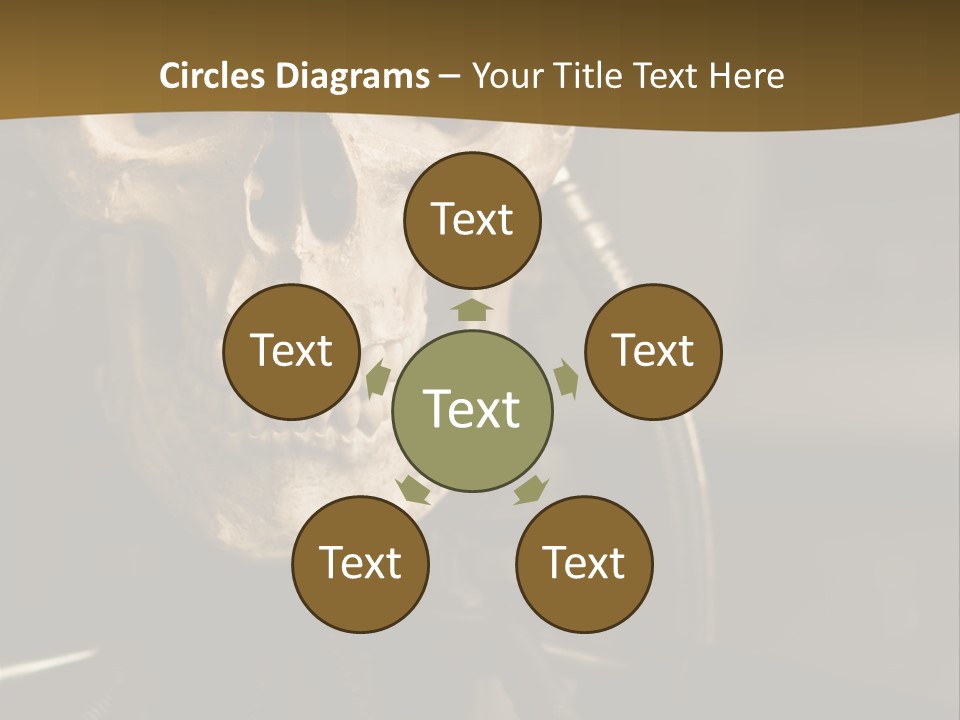 Man Machinery Closeup PowerPoint Template