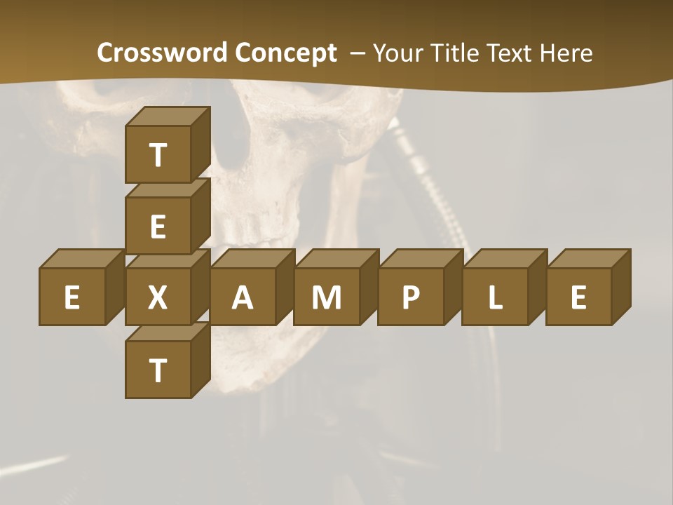 Man Machinery Closeup PowerPoint Template