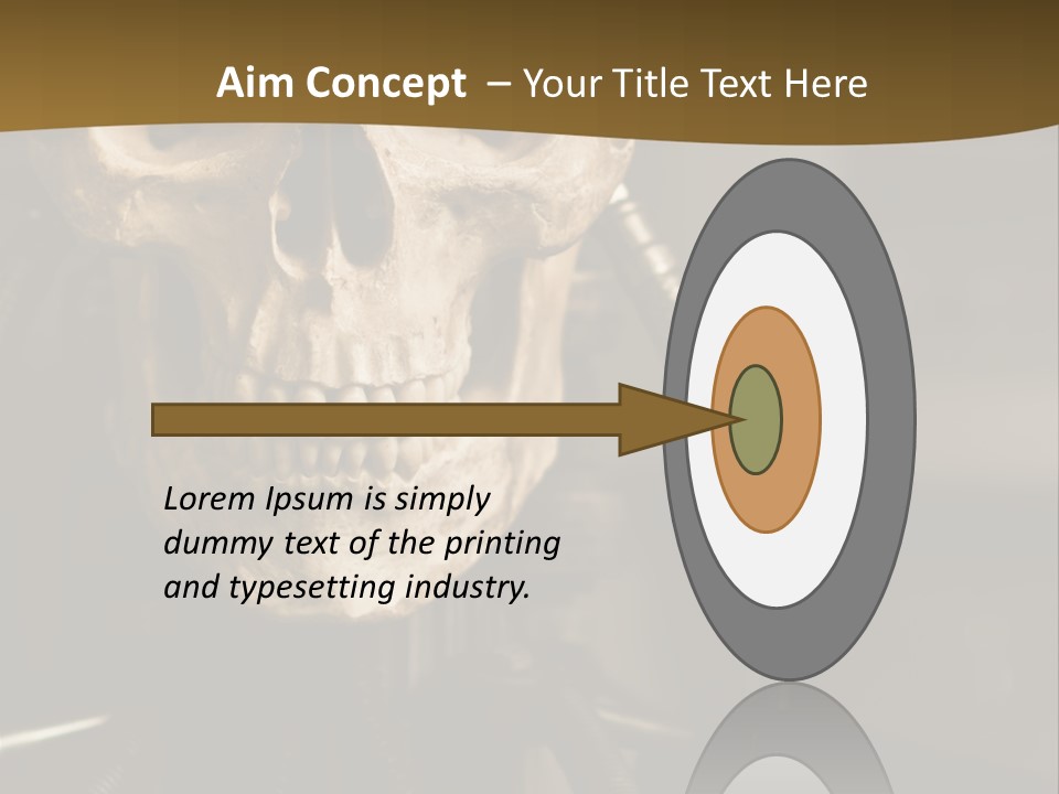 Man Machinery Closeup PowerPoint Template