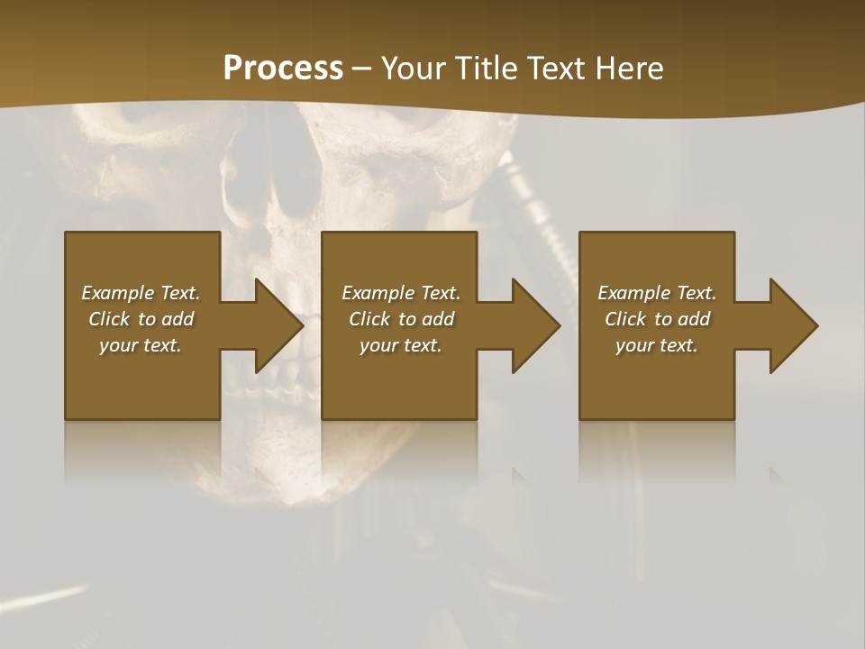 Man Machinery Closeup PowerPoint Template