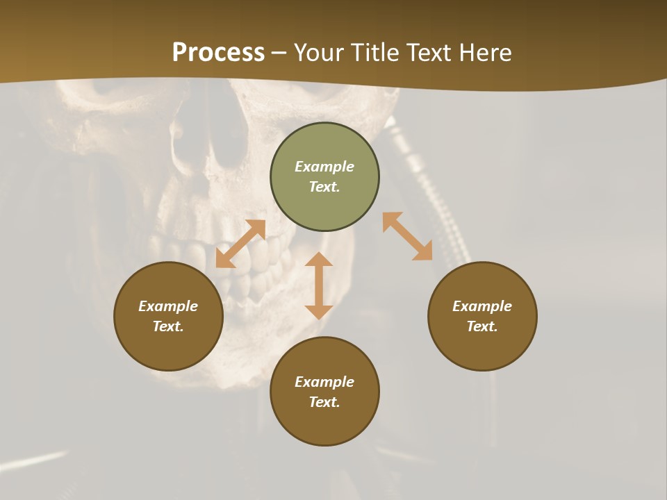 Man Machinery Closeup PowerPoint Template