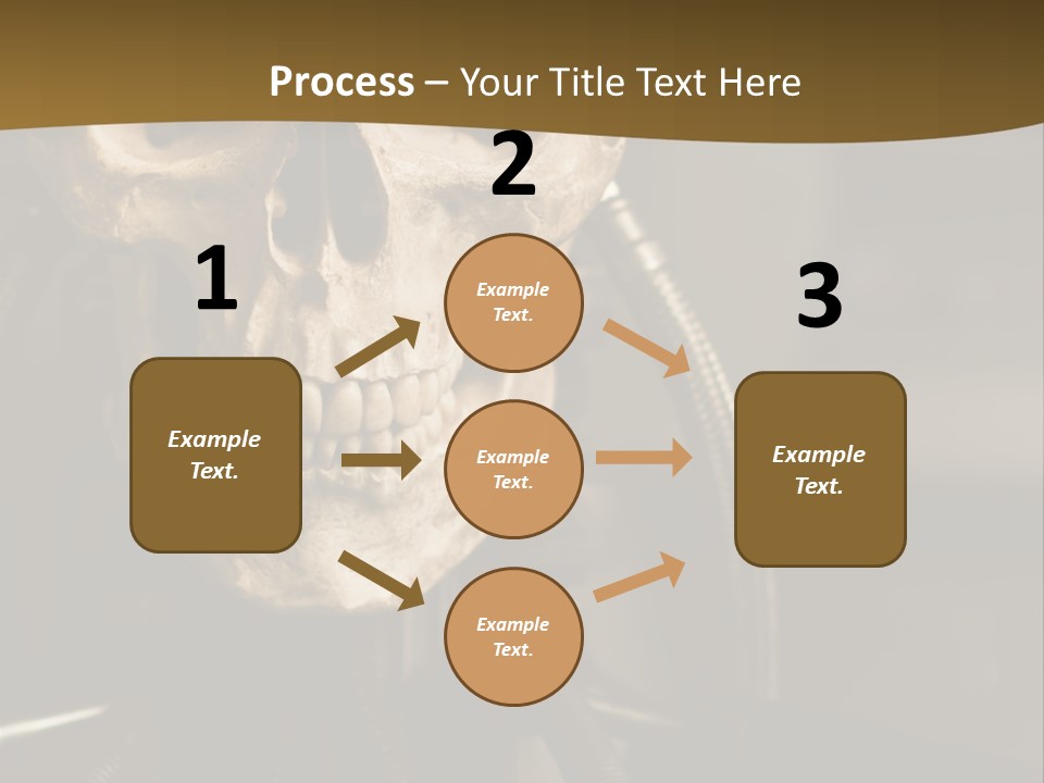 Man Machinery Closeup PowerPoint Template