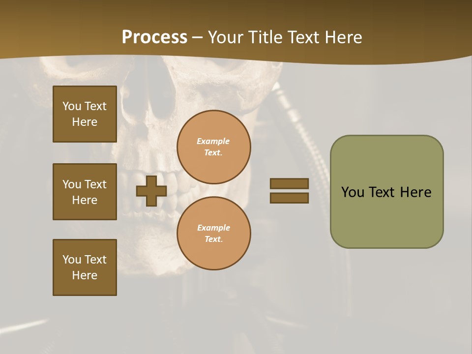 Man Machinery Closeup PowerPoint Template