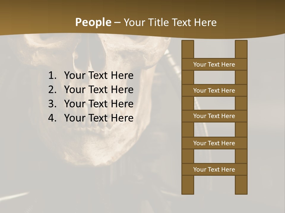 Man Machinery Closeup PowerPoint Template