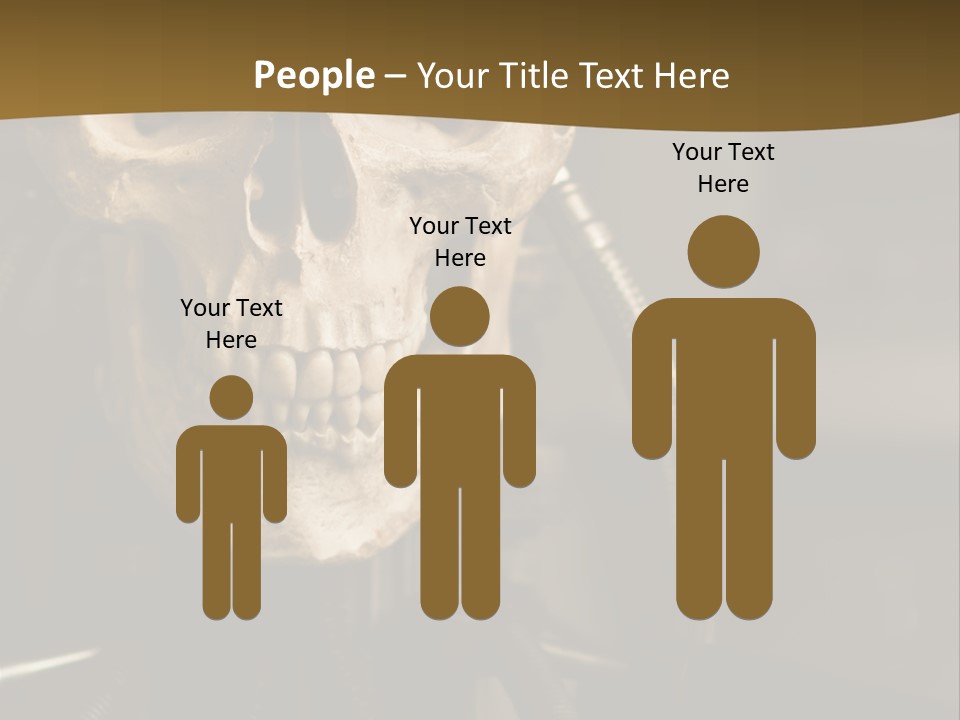 Man Machinery Closeup PowerPoint Template