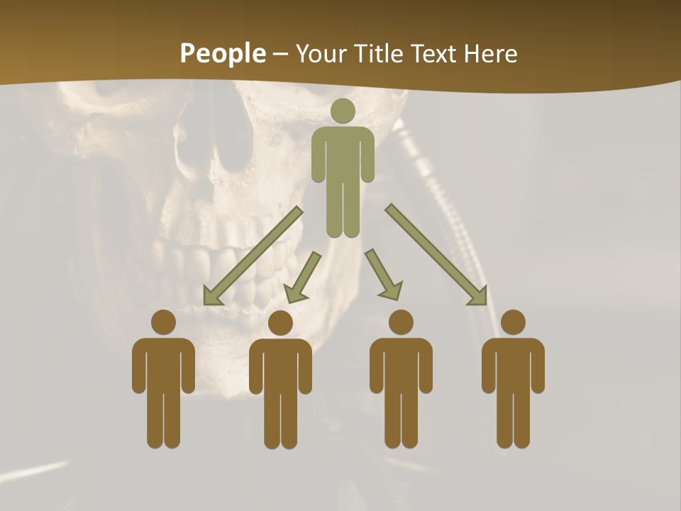 Man Machinery Closeup PowerPoint Template