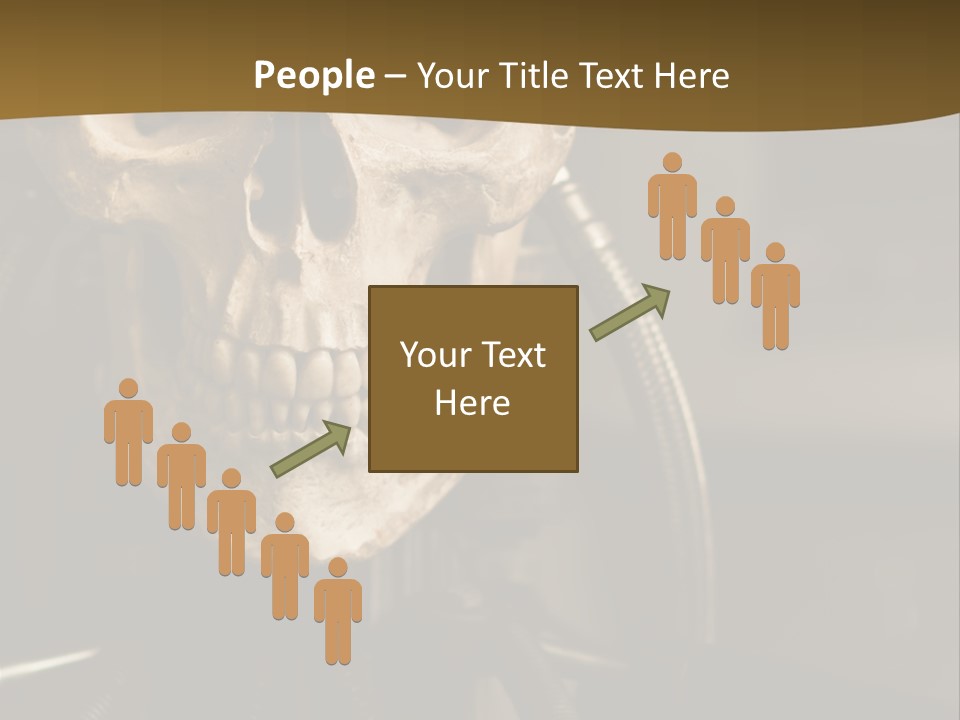 Man Machinery Closeup PowerPoint Template