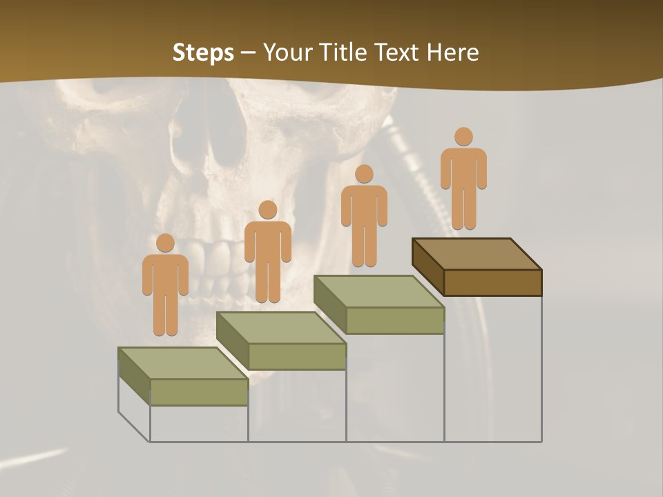 Man Machinery Closeup PowerPoint Template