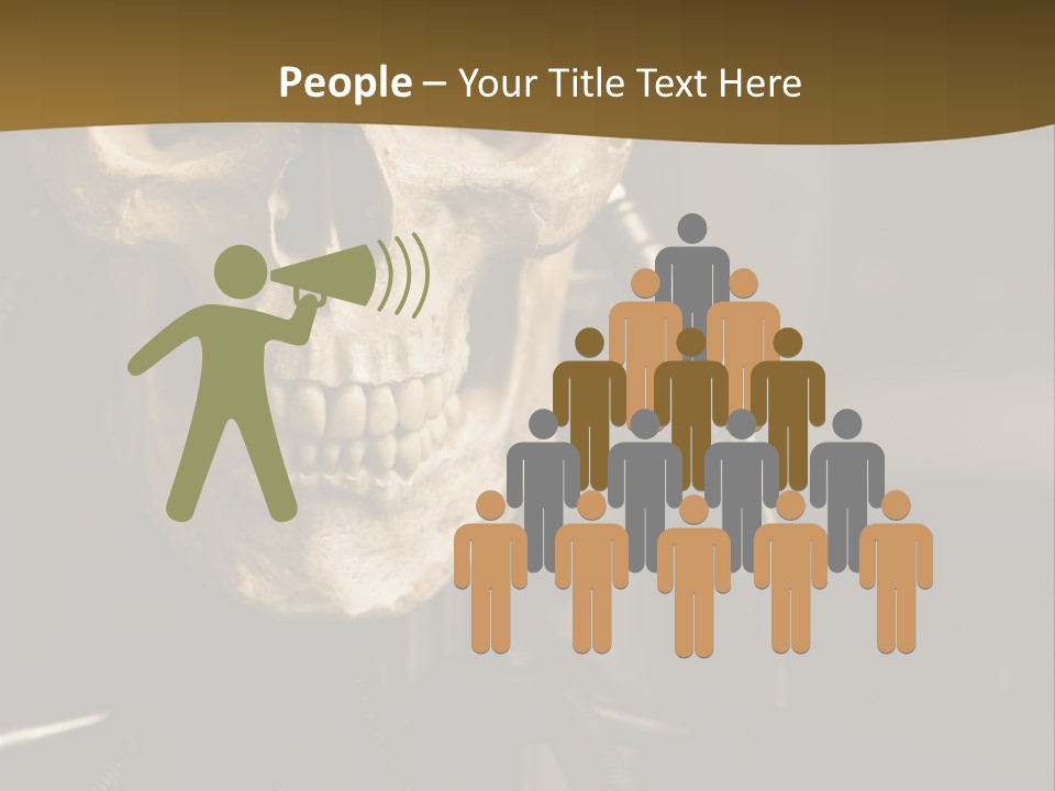 Man Machinery Closeup PowerPoint Template