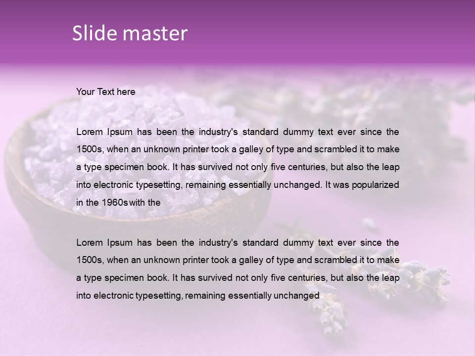 Herbs Spa Care PowerPoint Template