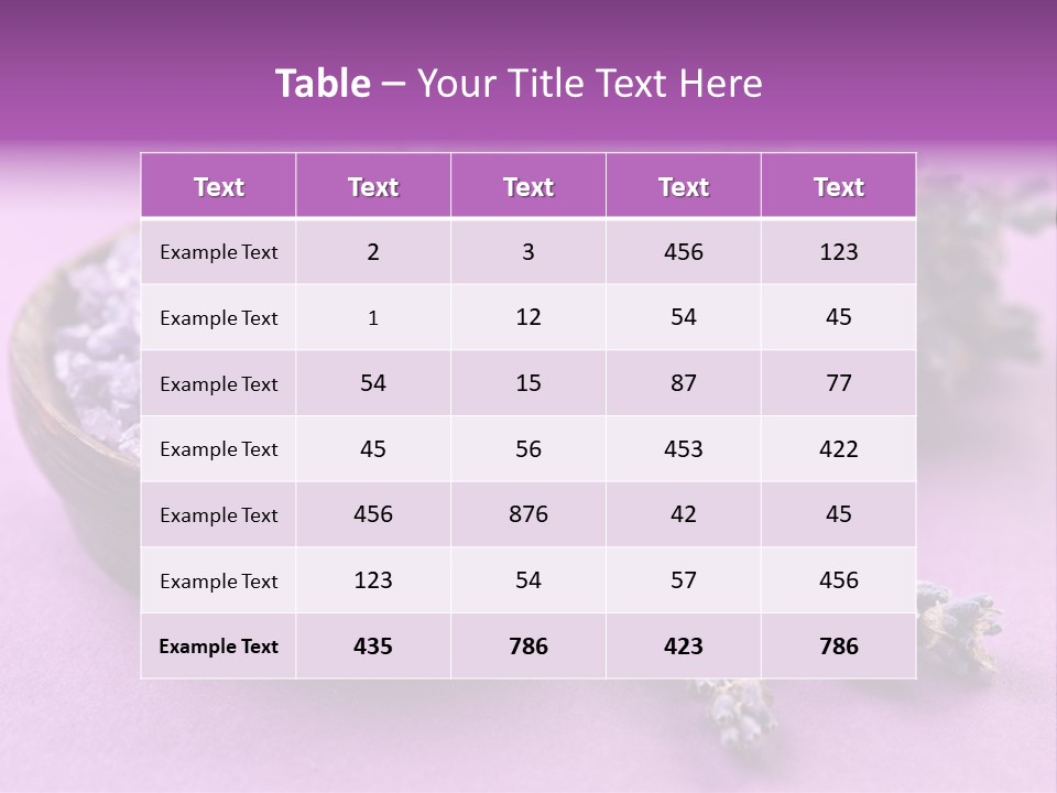 Herbs Spa Care PowerPoint Template