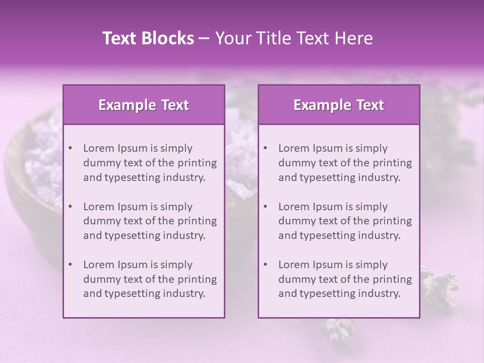 Herbs Spa Care PowerPoint Template