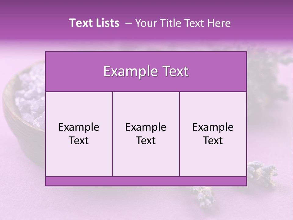 Herbs Spa Care PowerPoint Template