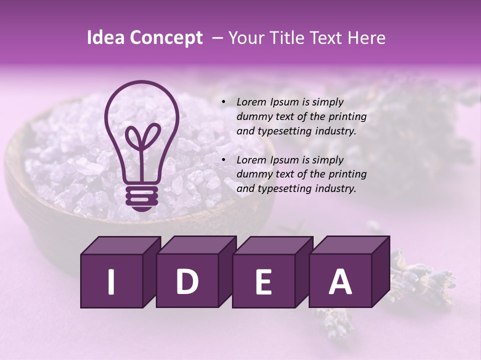 Herbs Spa Care PowerPoint Template