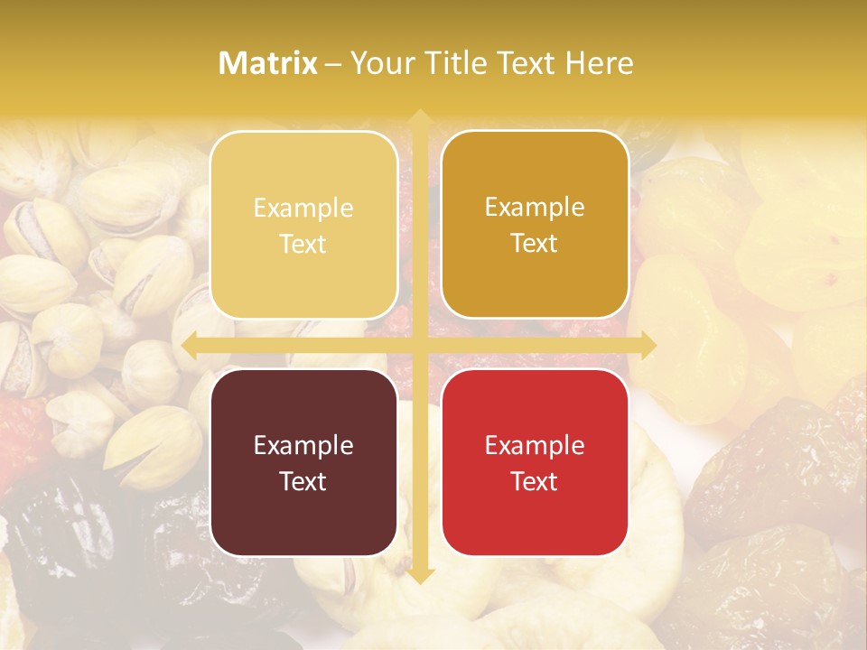 Banana Mixed Sweet PowerPoint Template