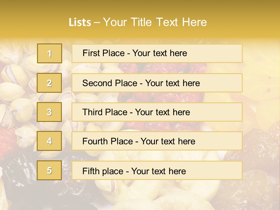 Banana Mixed Sweet PowerPoint Template