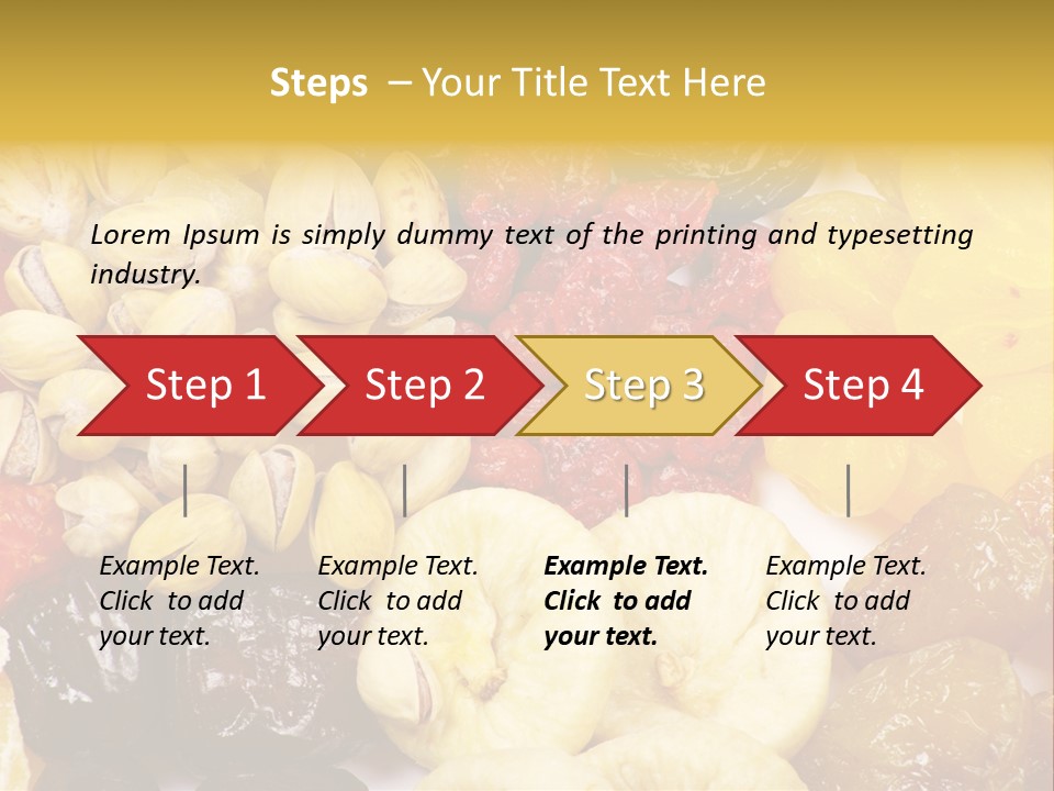 Banana Mixed Sweet PowerPoint Template