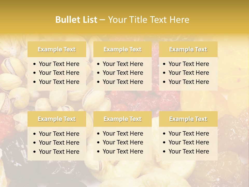 Banana Mixed Sweet PowerPoint Template