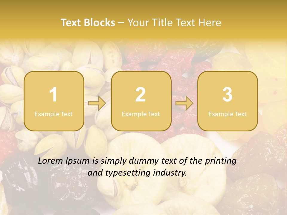 Banana Mixed Sweet PowerPoint Template