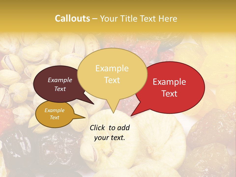 Banana Mixed Sweet PowerPoint Template