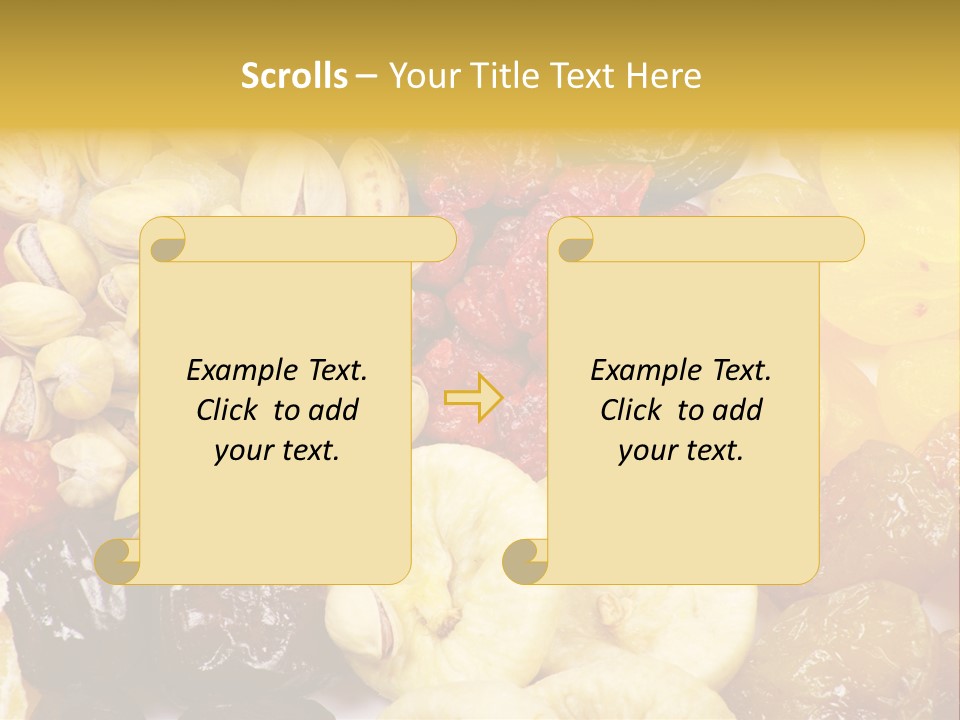 Banana Mixed Sweet PowerPoint Template