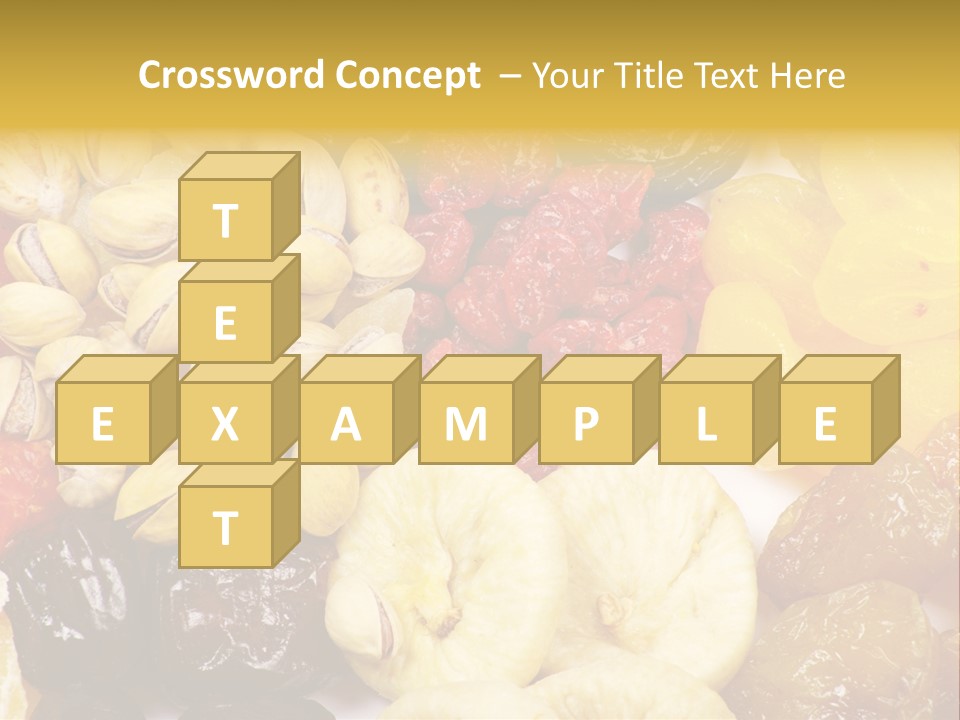 Banana Mixed Sweet PowerPoint Template