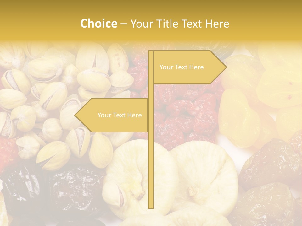 Banana Mixed Sweet PowerPoint Template