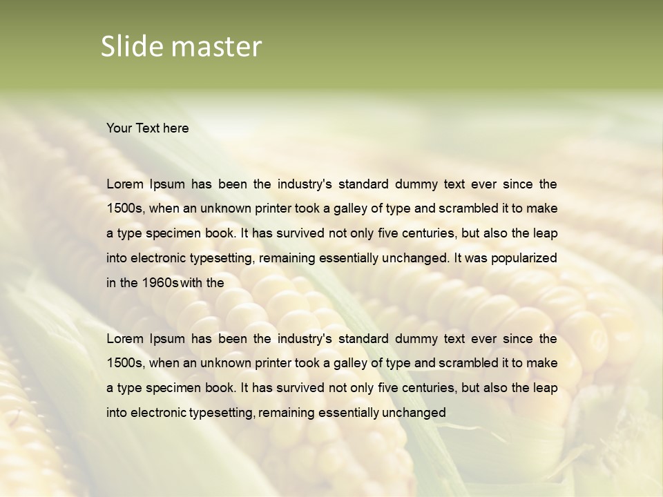 Produce Fresh Eat PowerPoint Template